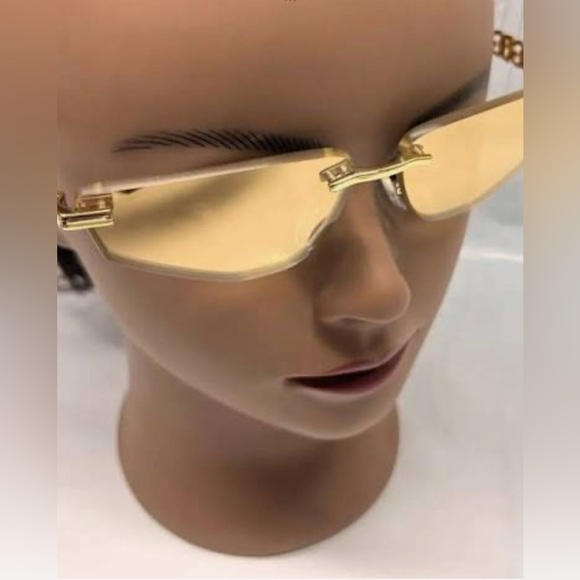 Dolce & Gabbana Gold Sunglasses - Picture 1 of 5